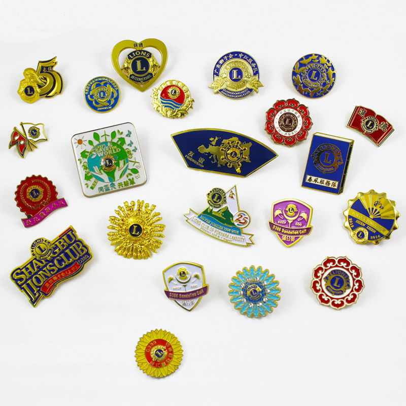 Metal badges